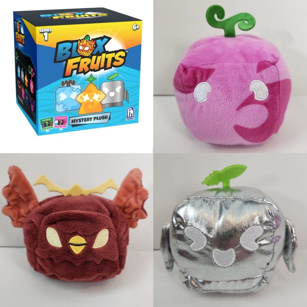Blox Fruit Plush Lot Of 3 Stuffed Animals Gamer Roblox 4" NO CODES